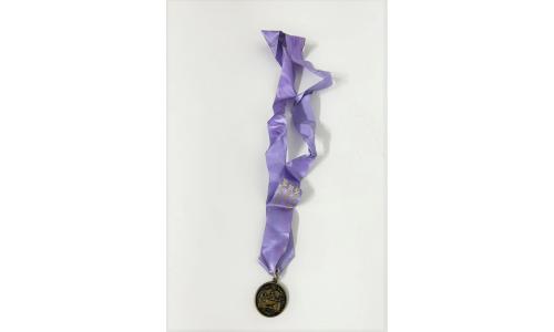 Medalha Ridgewood Reading Marathon Roxa